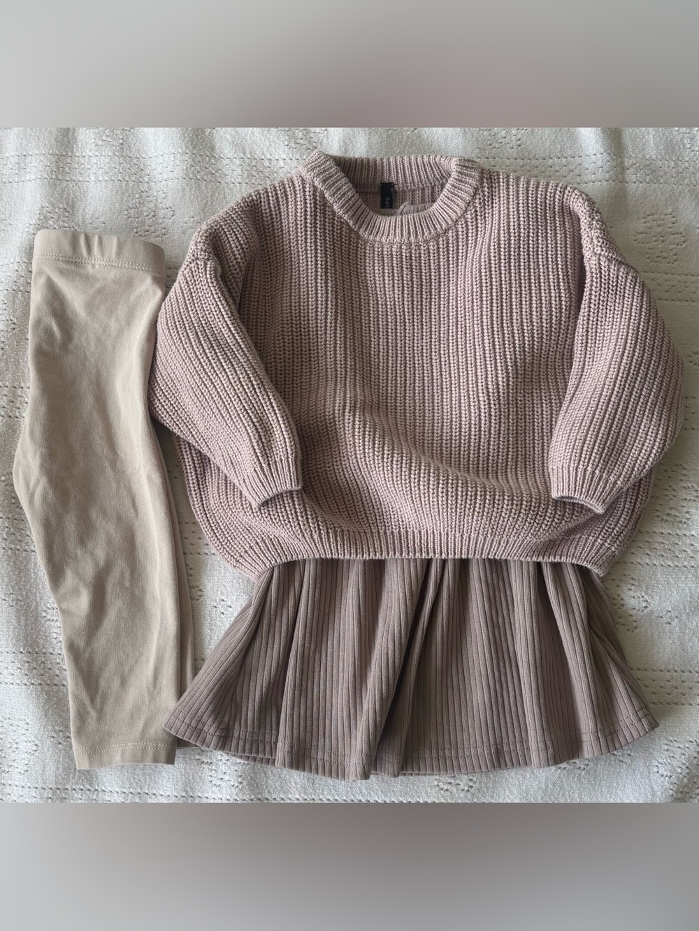 Organic Cotton Baby Girl Bundle 6–12M | Mila + Belan.J